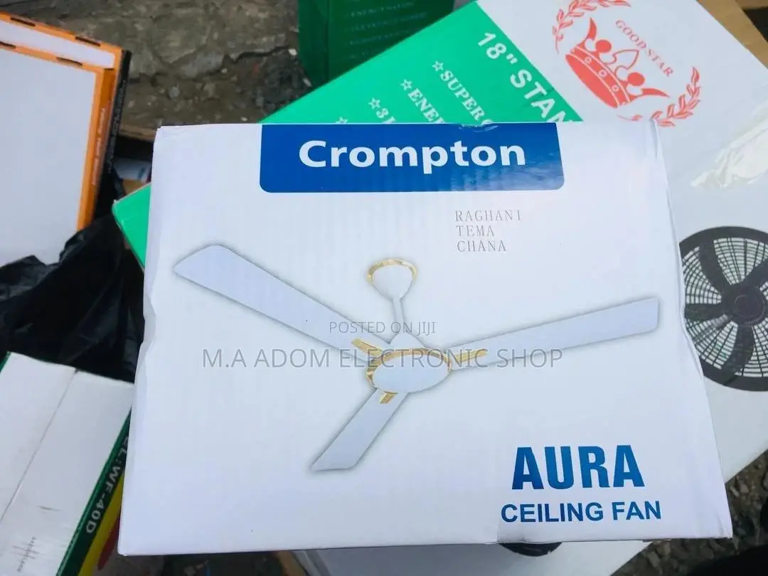 Crompton 56" Ceiling Fan: Maximum Airflow for Large Rooms