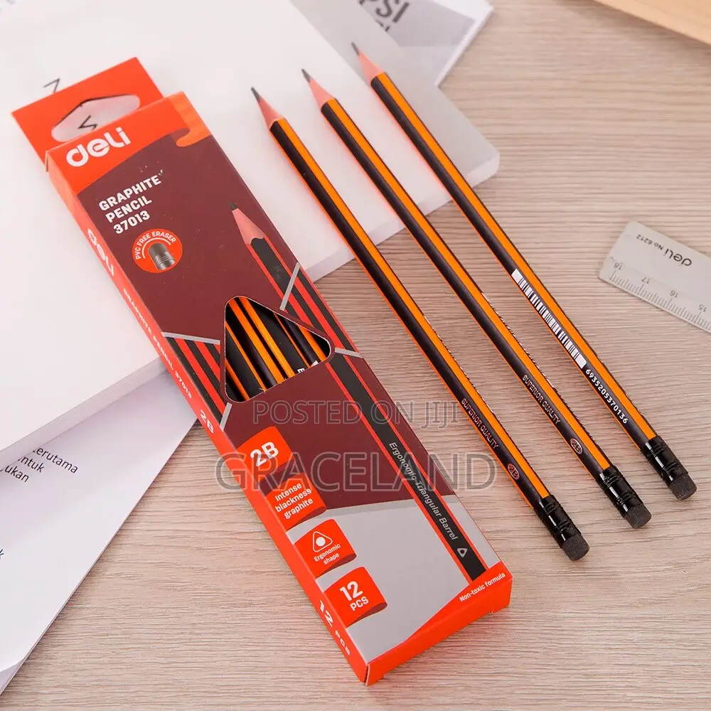 This Is Original Deli Pencil (12 Per a Box) 2B 12 Pieces