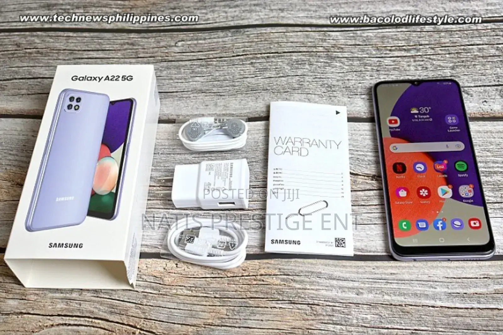 New Samsung Galaxy A22 128 GB Black