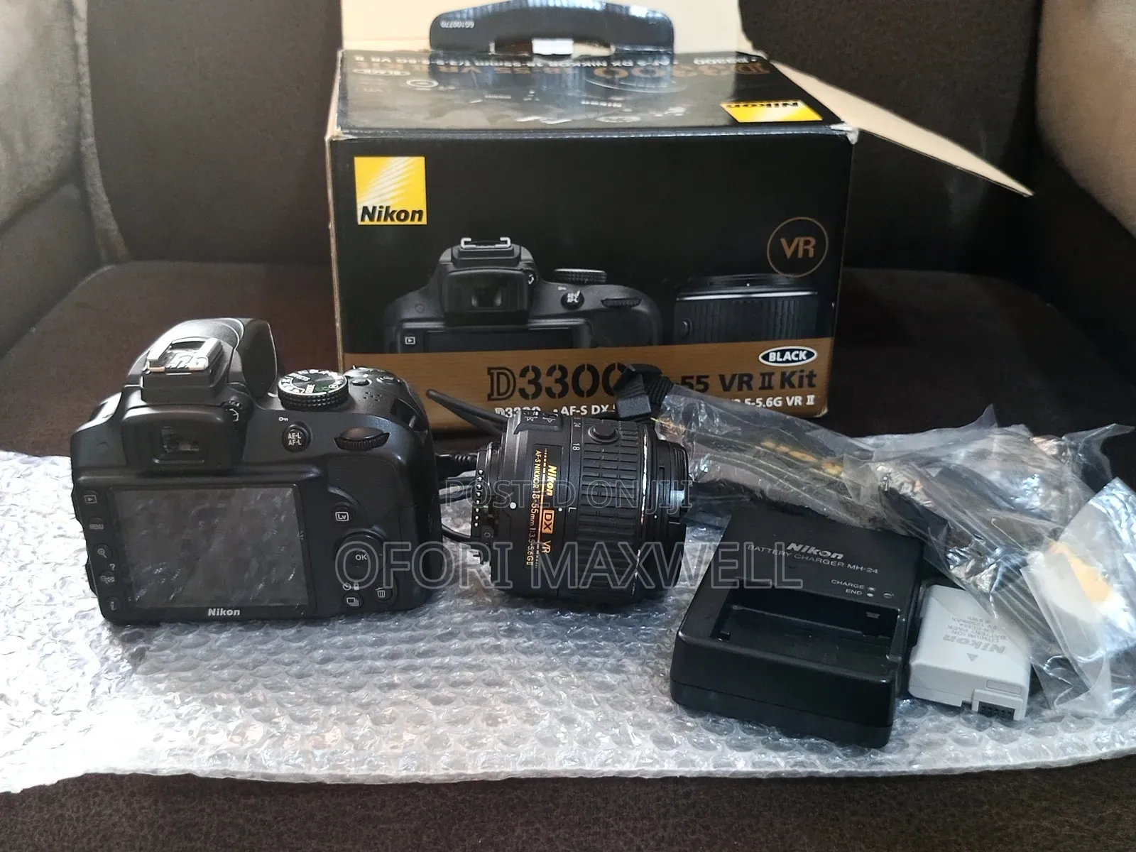 Nikon D3300 DSLR Camera (24.1mp, 3inch LCD)-black