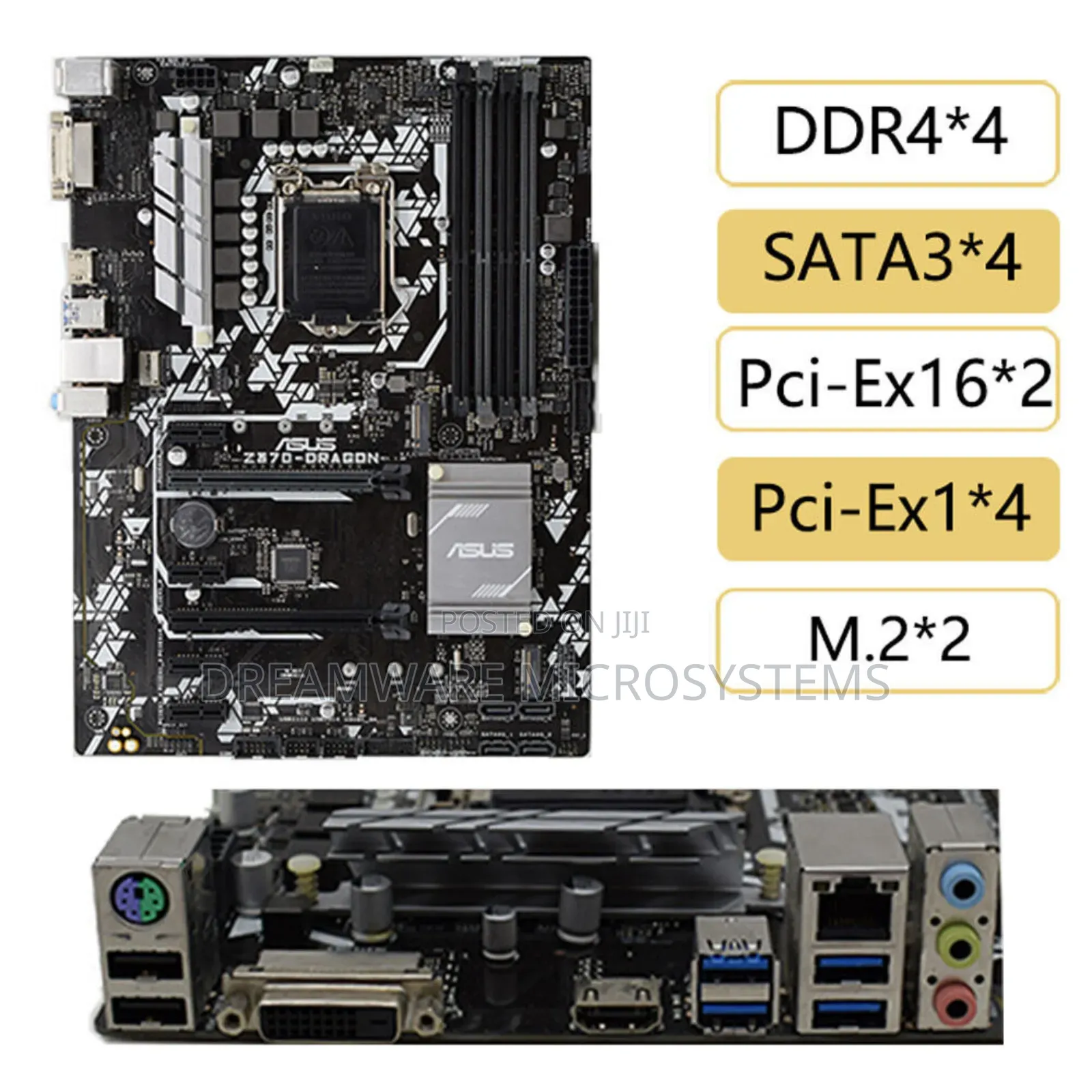 ASUS Z370-Dragon Motherboard Chipset Intel Z370 Lga1151