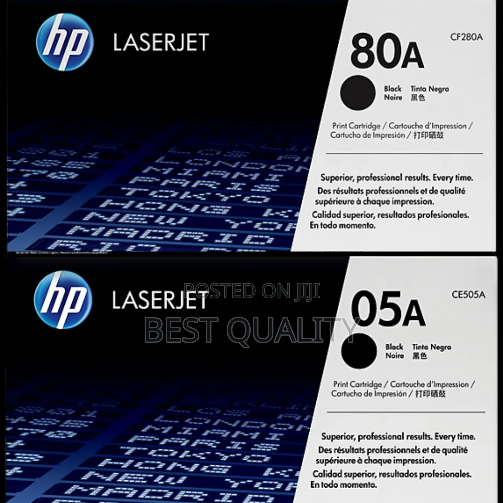 HP 80a/05a Toner Cartridges