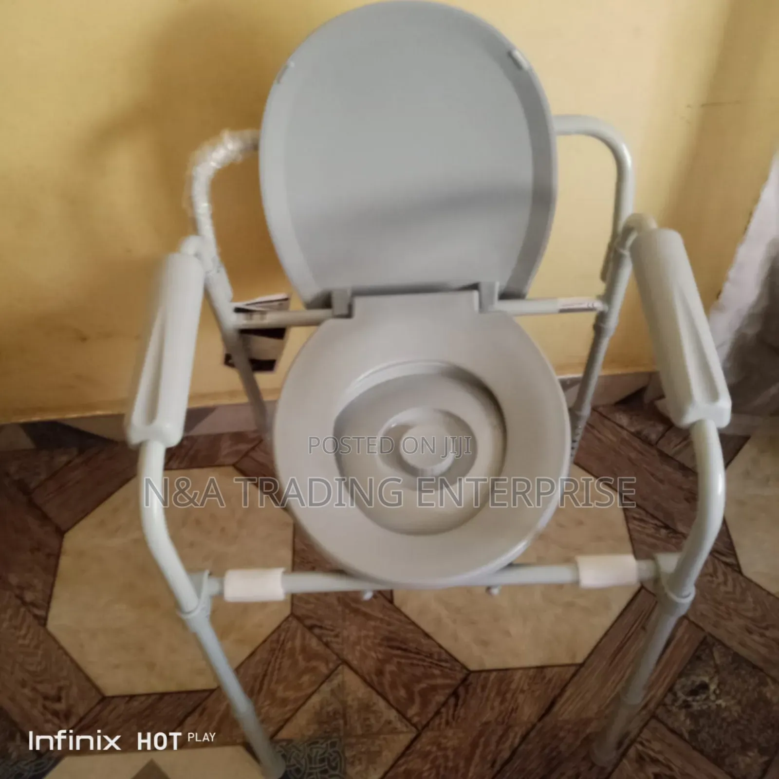 Foldable Drive Commode Chair