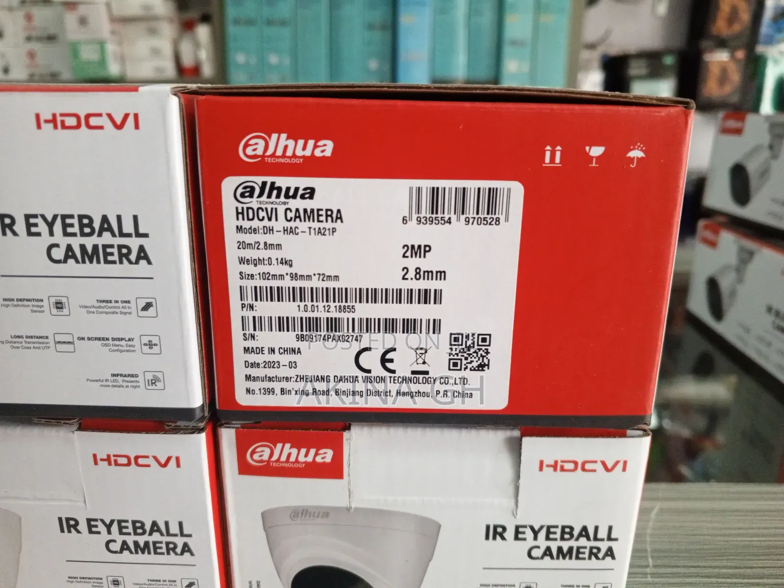 Dahua 2mp Hdcvi Ir Analog Camera Hac-T1a1p