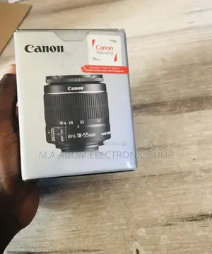 Affordable Canon EF-S 18-55mm F/3.5-5.6 IS II Lens.