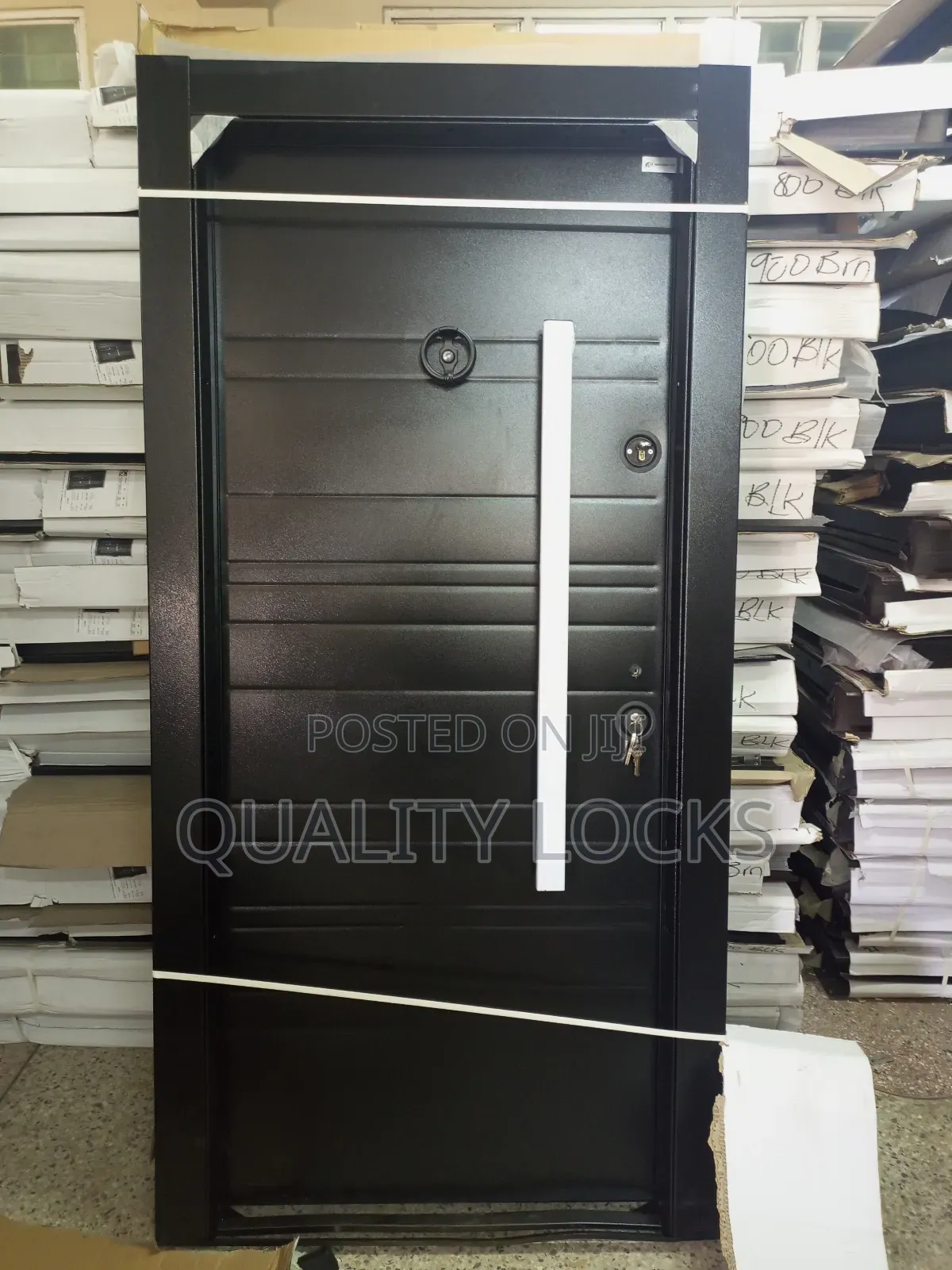 Heavy Duty Brown Security Door