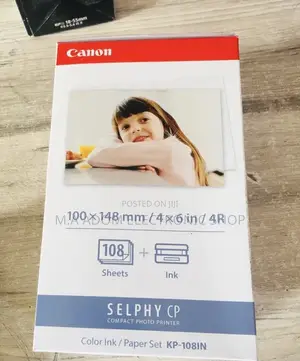 Sealed in Box Canon RP-108 Colour Ink +100 X148 Mm Paper Set