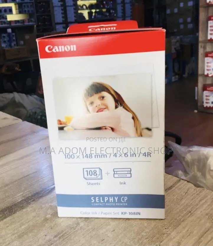 Shop Canon RP-108 Colour Ink + 100 X 148 Mm Paper Set