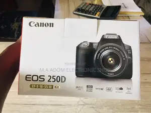 Quality CANON EOS 250D 24.2mp Digital SLR Camera.