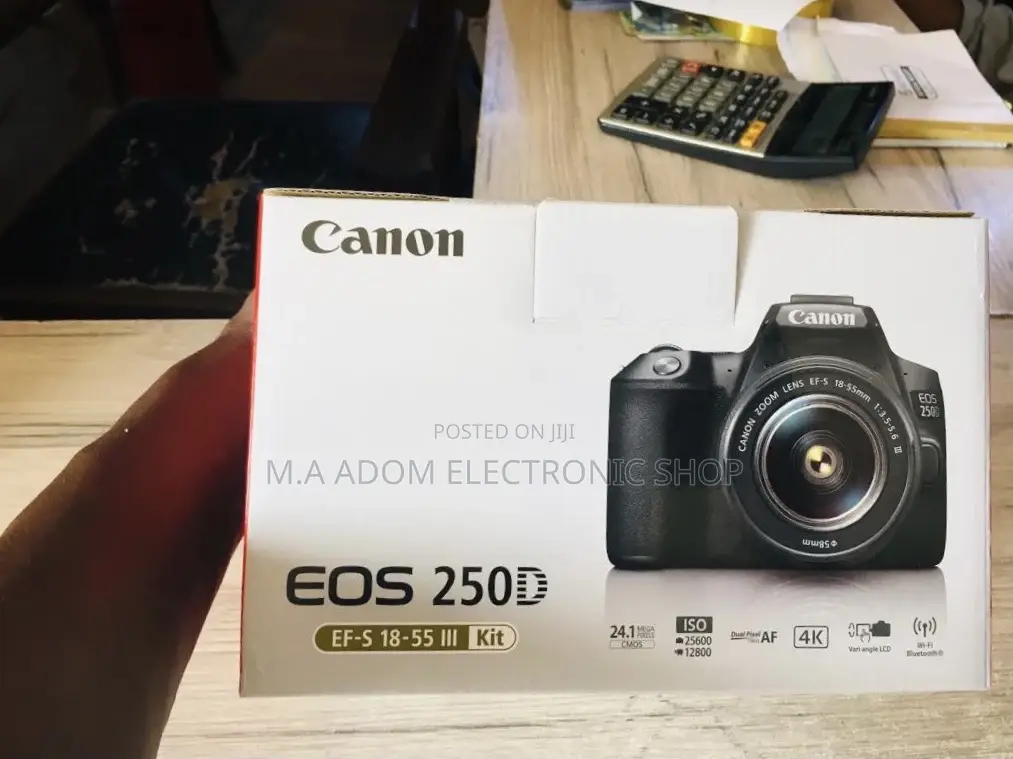 Latest CANON EOS 250D 24.2mp Digital SLR Camera(Black).