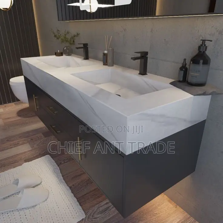 Double Cabinet Basin With Touchscreen Mirror. 120cm. Bt12050a