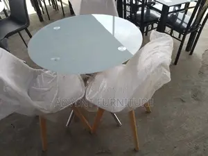 Glass Dining With Quality Chairs