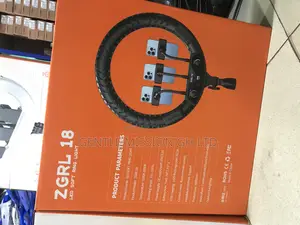 LED Soft Ring Light Rechargeable 18inch