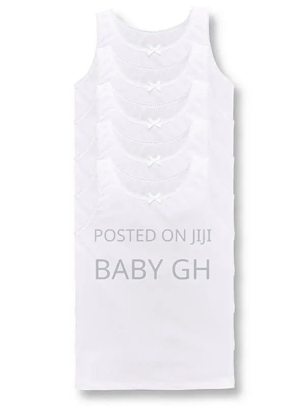 Primark Girls Vests for Kids- 5 Pack