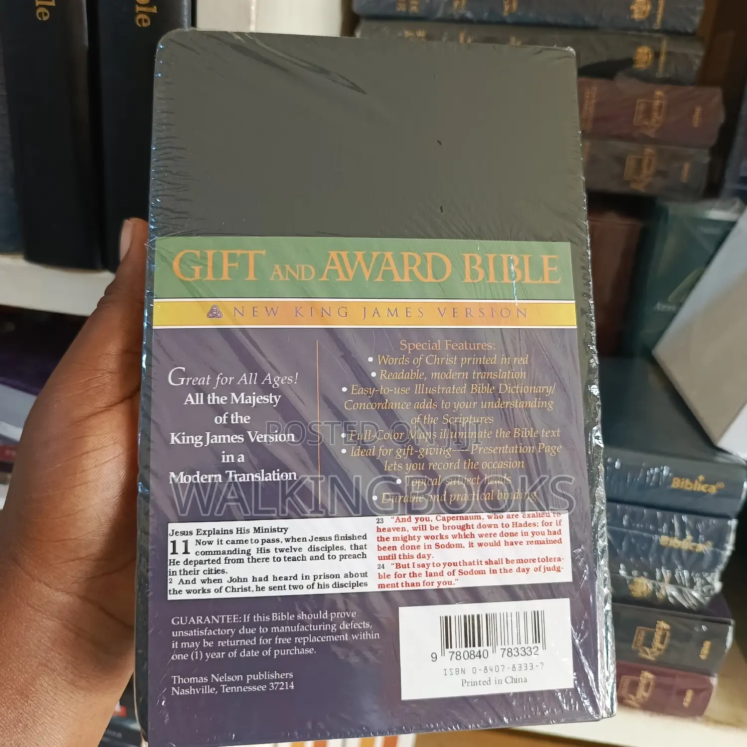 Gift and Award Bible,NKJV