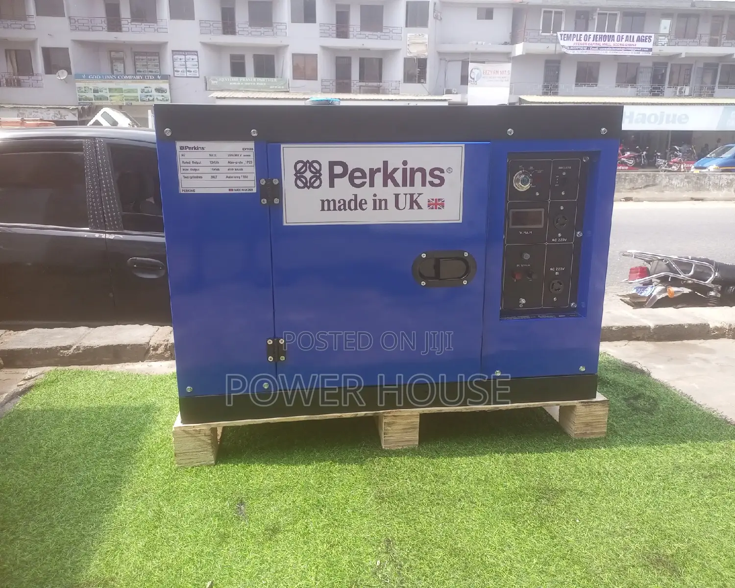 Lengthy Blue Perkins Diesel Generator 15kva 1650w 230v by UK