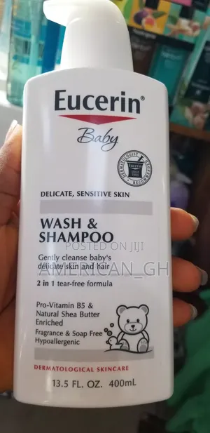 Eucerin Baby Wash and Shampoo, 400ml