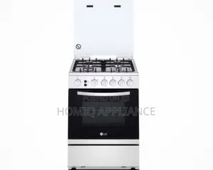 LG Gas Cooker 60×60 Silver Free Standing Burner With Oven