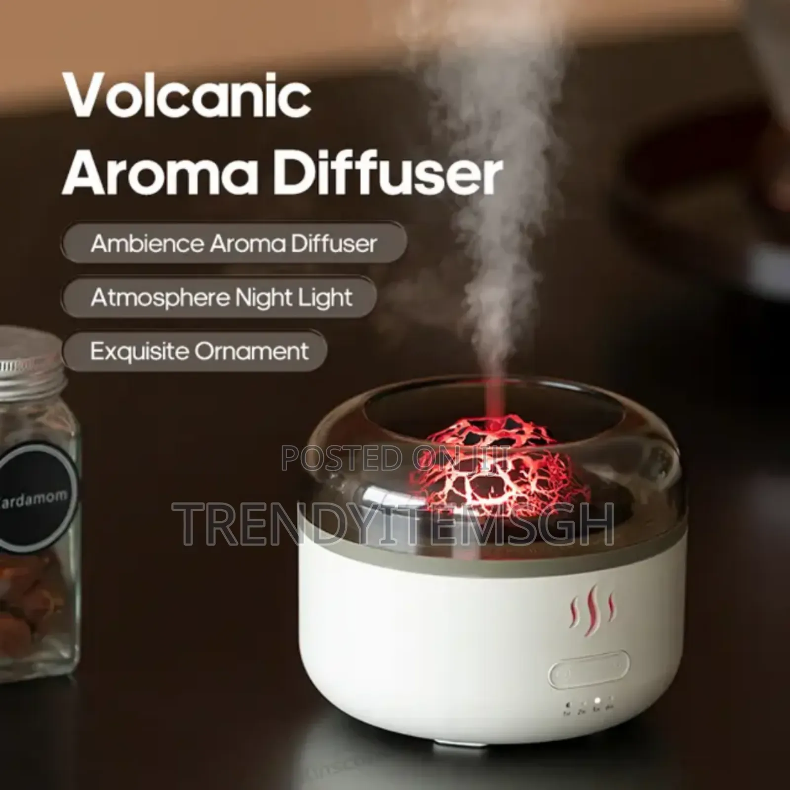 Volcano Aroma Diffuser Small Essential Oil Humidifier 160ml