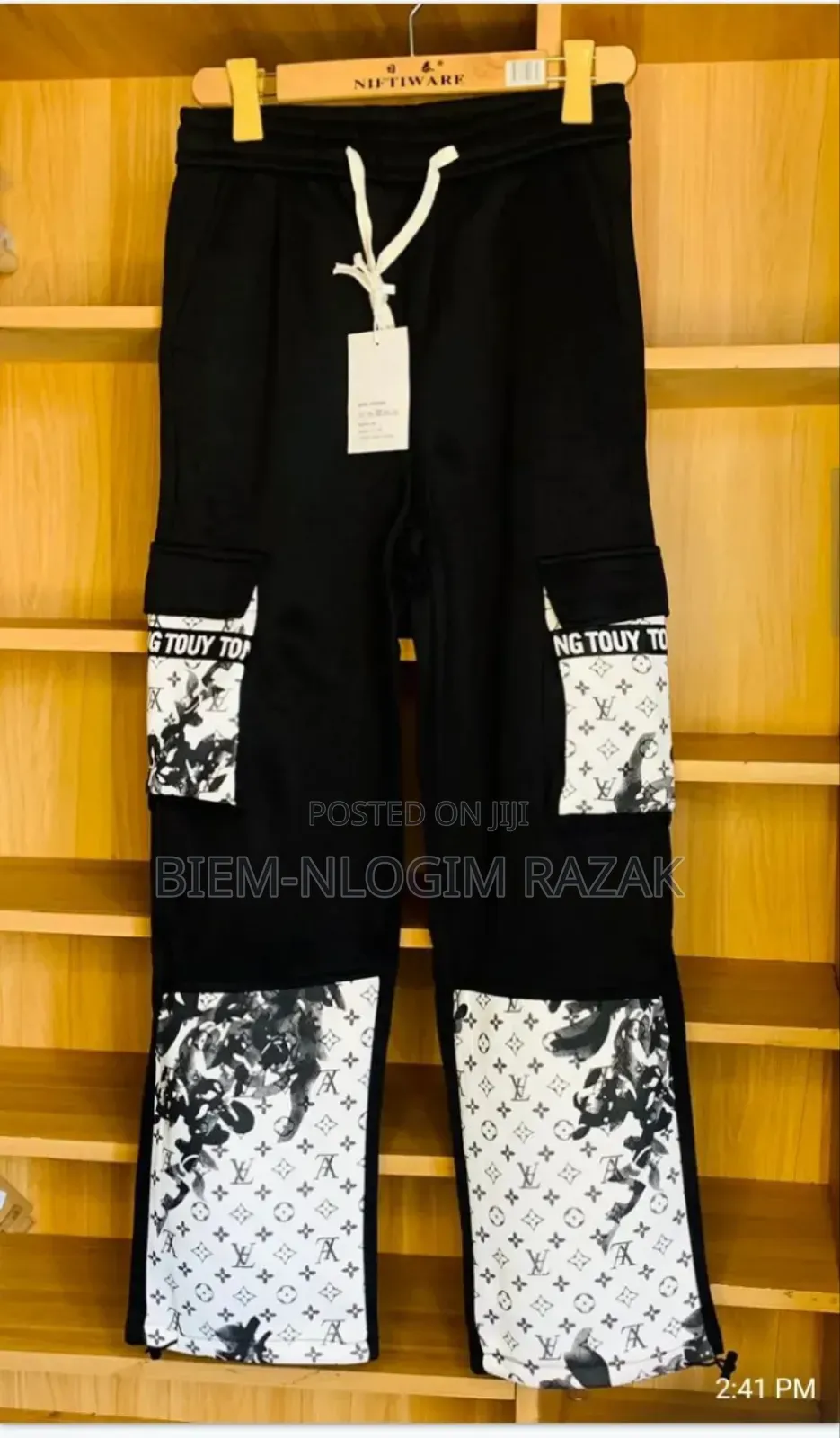 Hard Free-leg Cargo Sweatpants Available In Stock