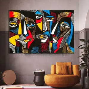 Wall Arts Canvas Decor De African Picture Frame