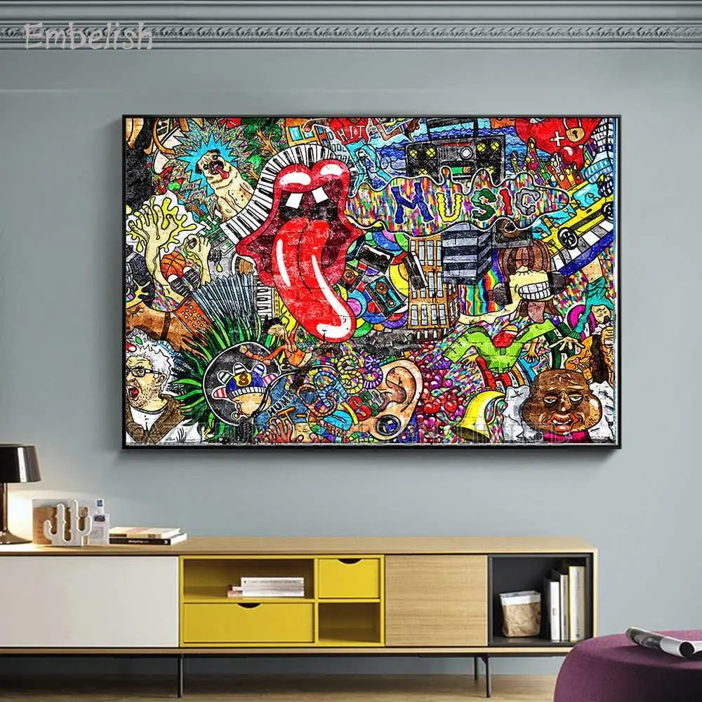 Wall Arts Canvas Decor De African Picture Frame