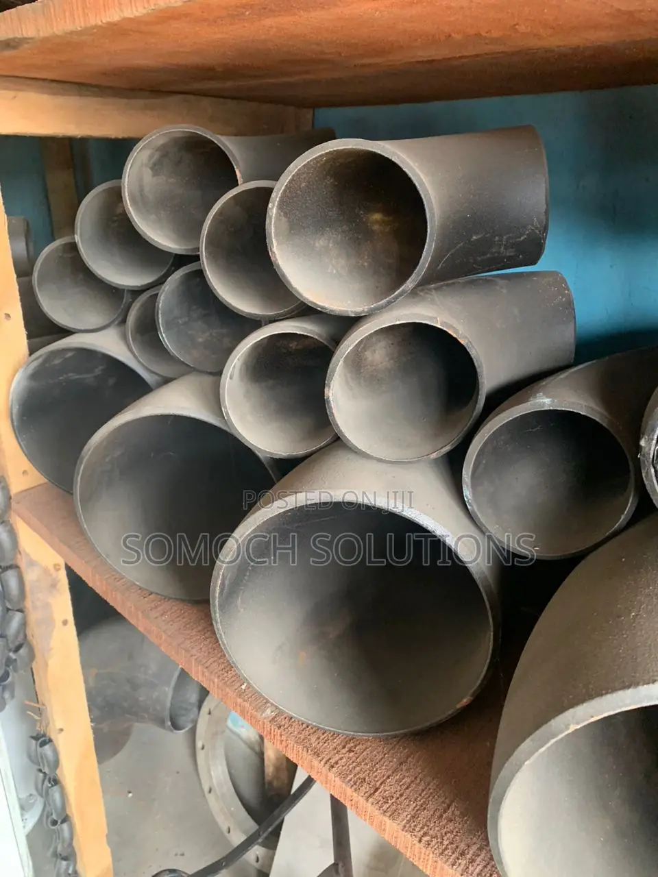Conveyor Rollers, Idler Rollers, Elbow, Valves and Flanges.