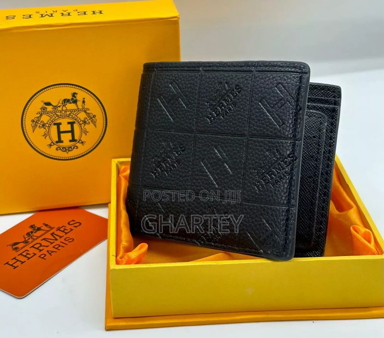 Hermes Quality Soft Leather Men's Wallet