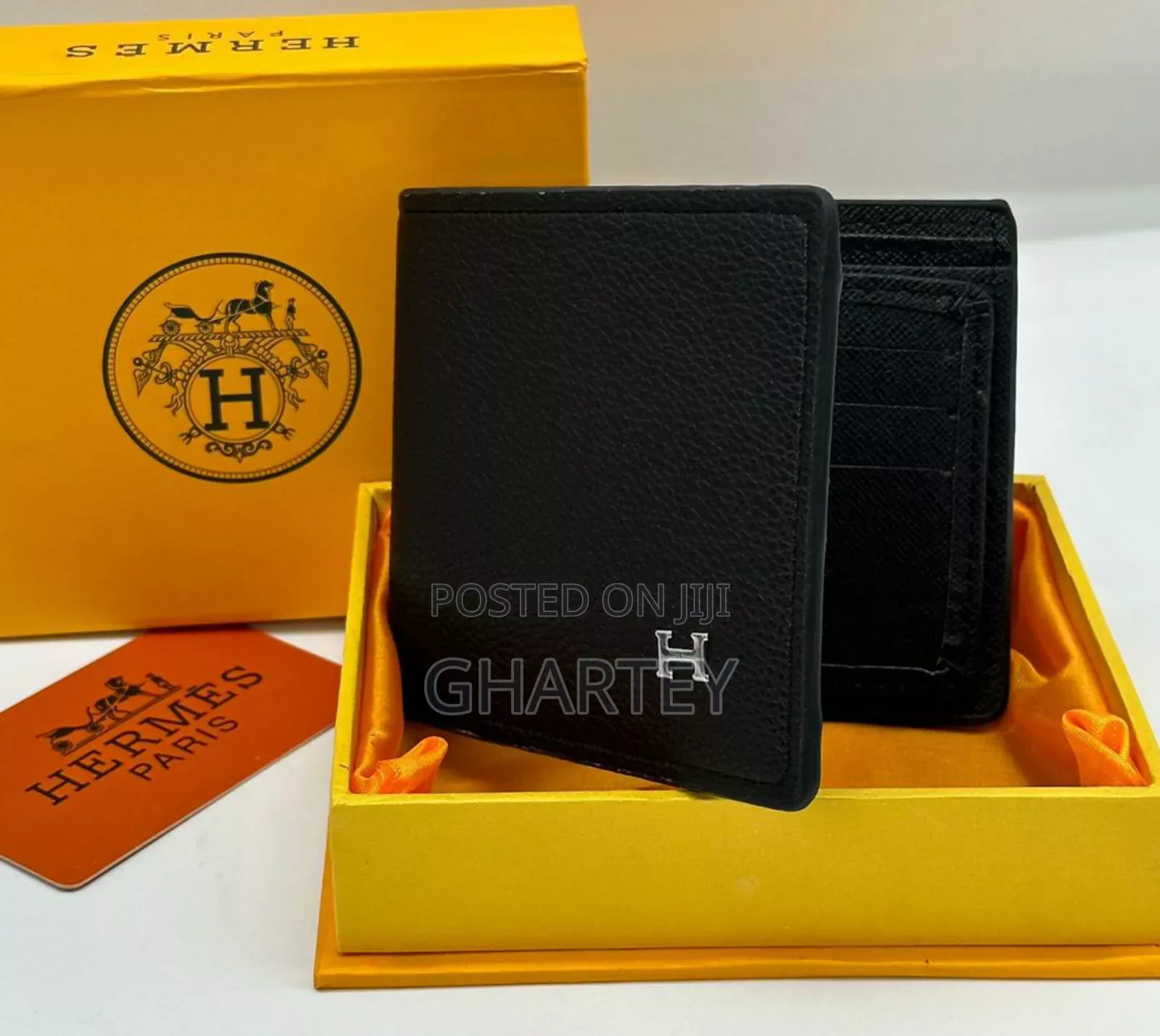 Hermes Quality Soft Leather Men's Wallet
