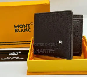 Mont Blanc Quality Leather Men's Wallet