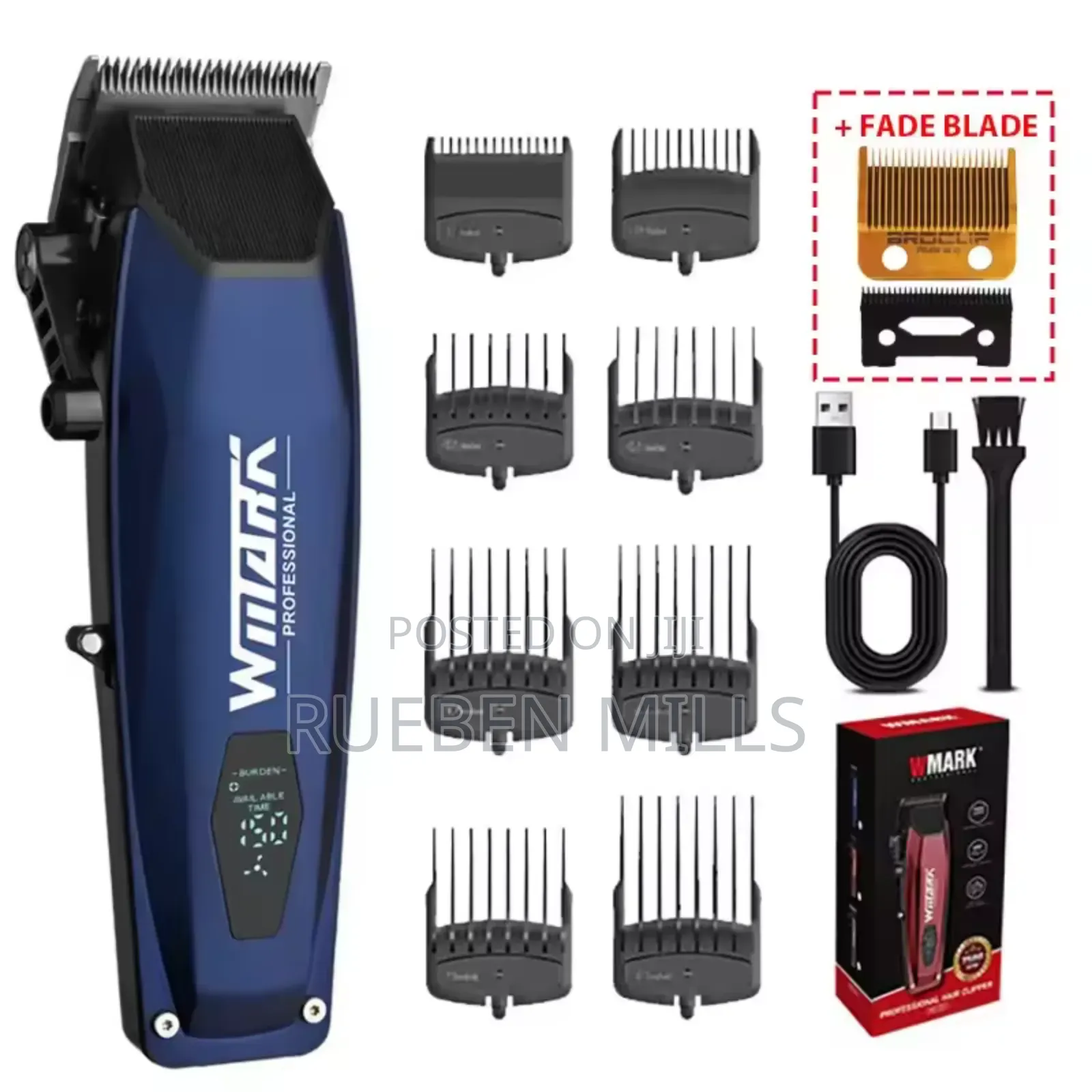 Salon Series Wmark NG-125 7500RPM Barbering Shaving Machine
