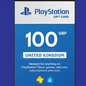 £100 Playstation Gift Card Uk