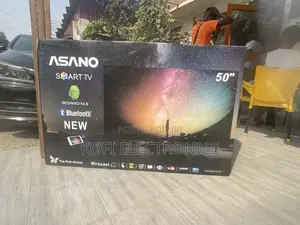 Asano 50′′ 4K Smart LED TV – Black With Epic Cinema Effect
