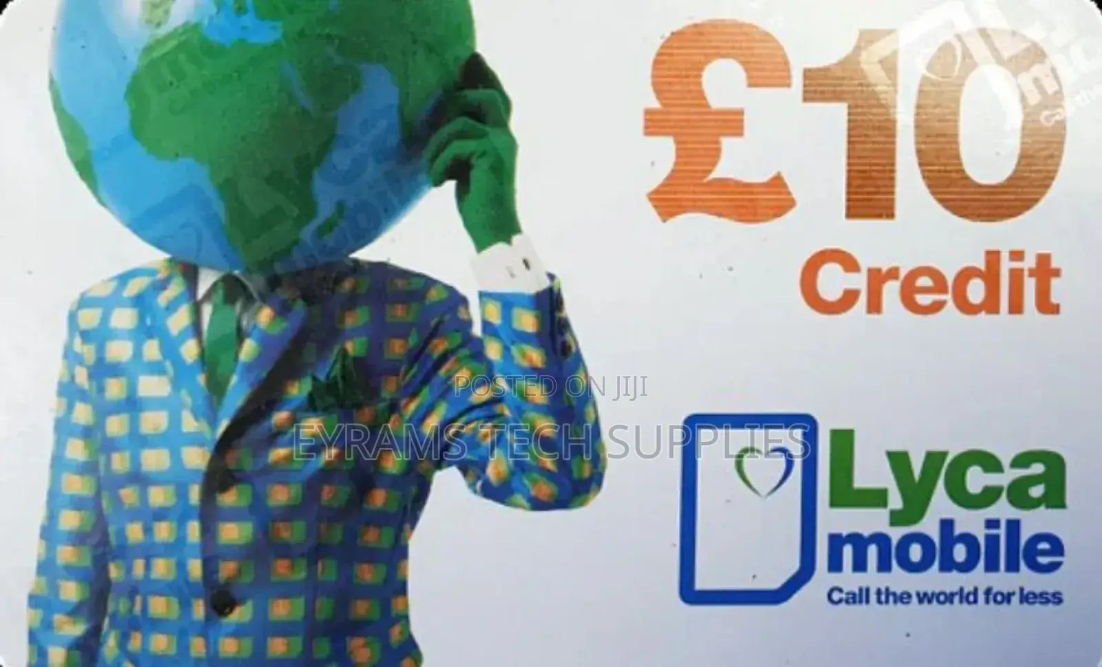 Uk Lycamobile 10gbp Top Up Voucher
