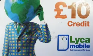 Uk Lycamobile 10gbp Top Up Voucher