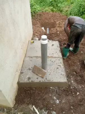 Biodigester Toilet With Materials