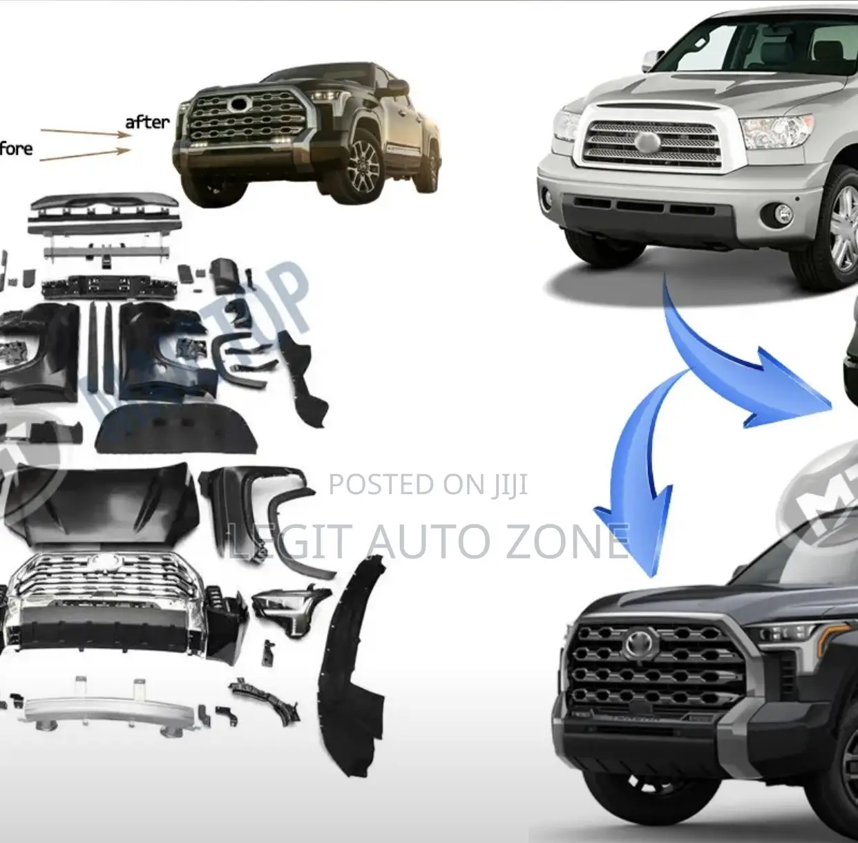 Tundra 2010,2022,2023,2024 Upgraded Bumper/ Body Kits