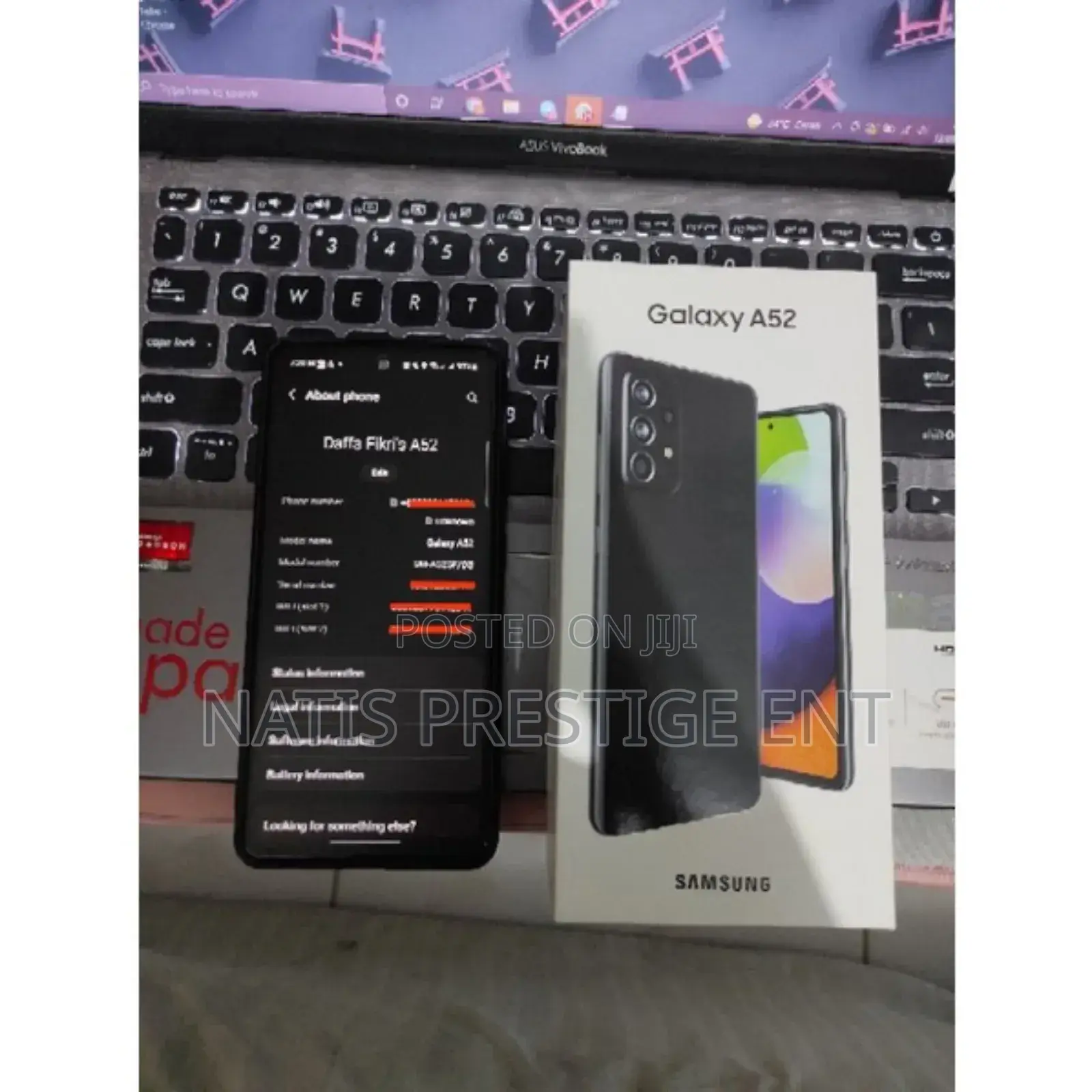 New Samsung Galaxy A52 5G 256 GB Black