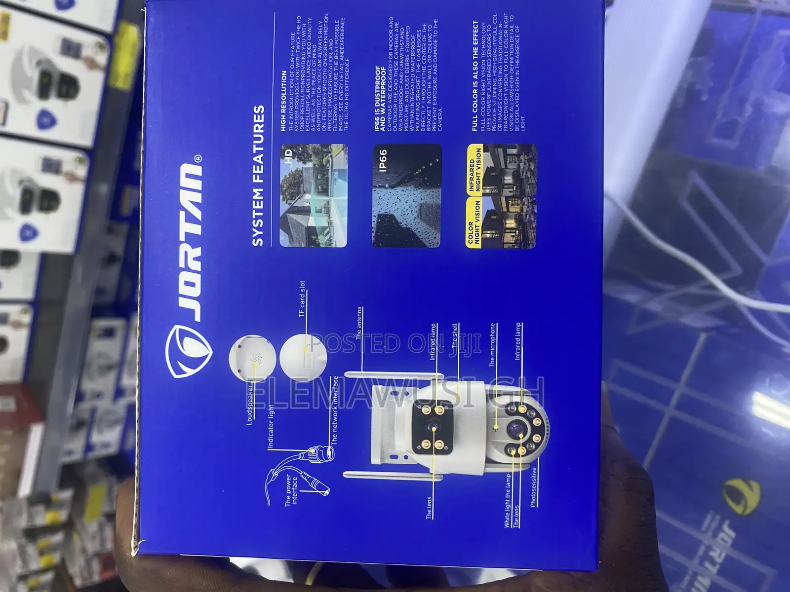 2in1 Wifi Camera Indoor and Outdoor (Waterproof,360 Motion