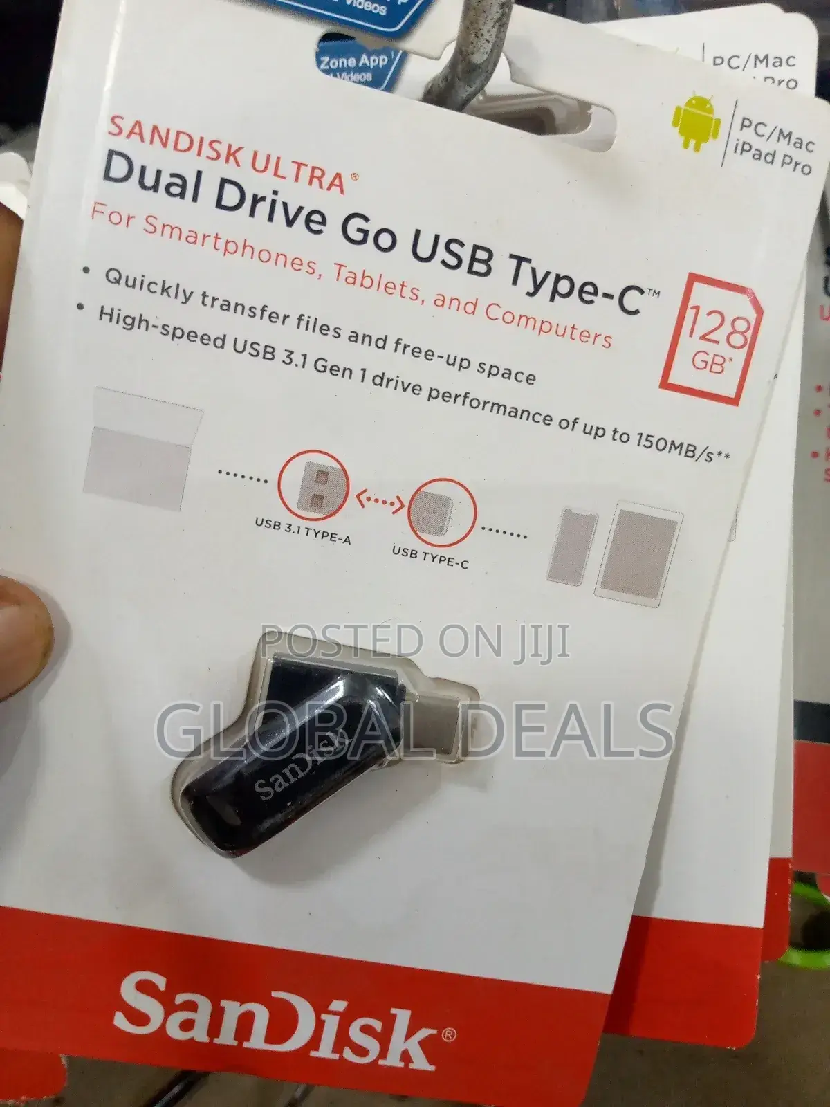 128gb Dual(Otg) Pendrive Type C