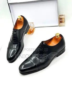 Quality Black Leather Classic Shoes