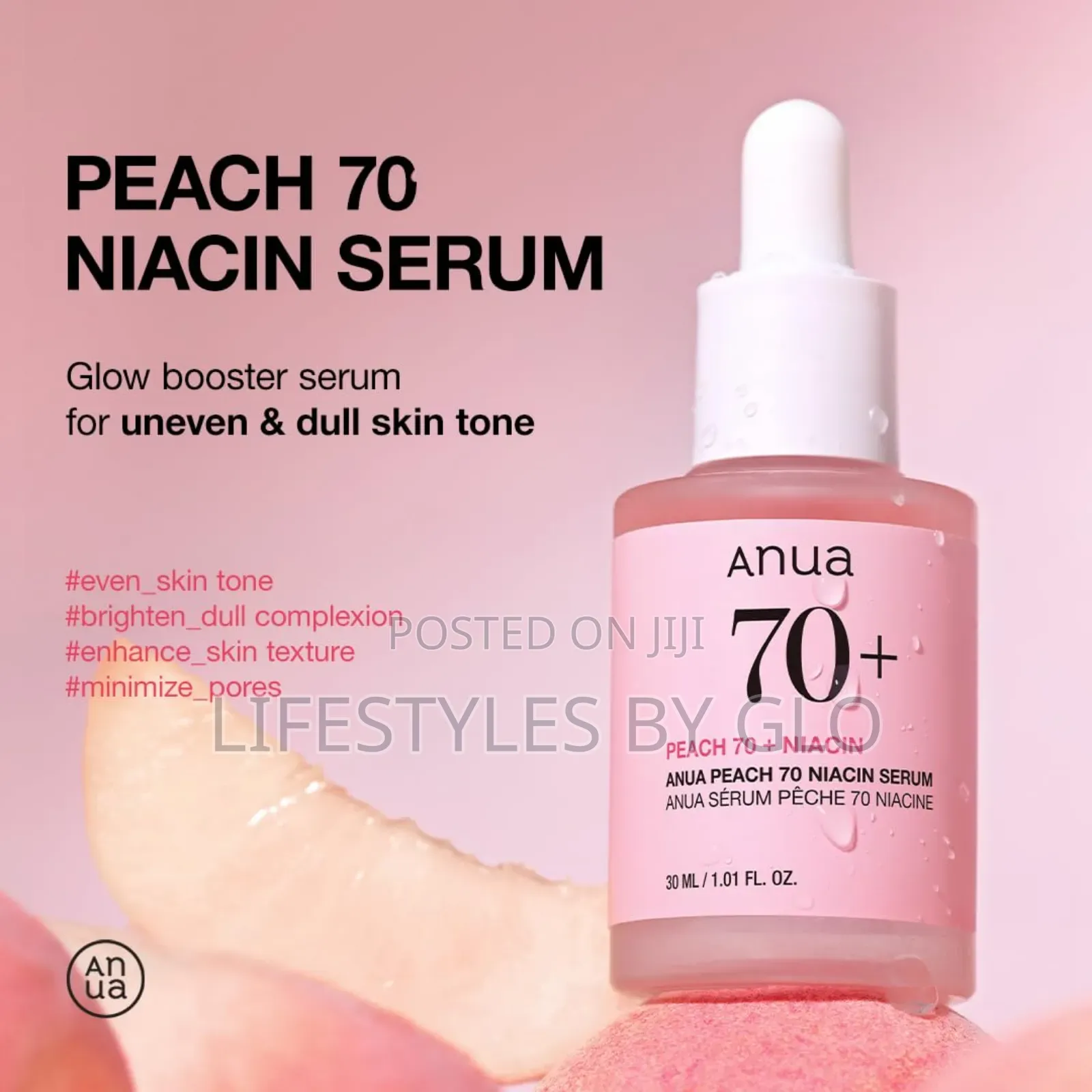 Anua Peach 70 Niacin Serum 70% (Glow Booster)