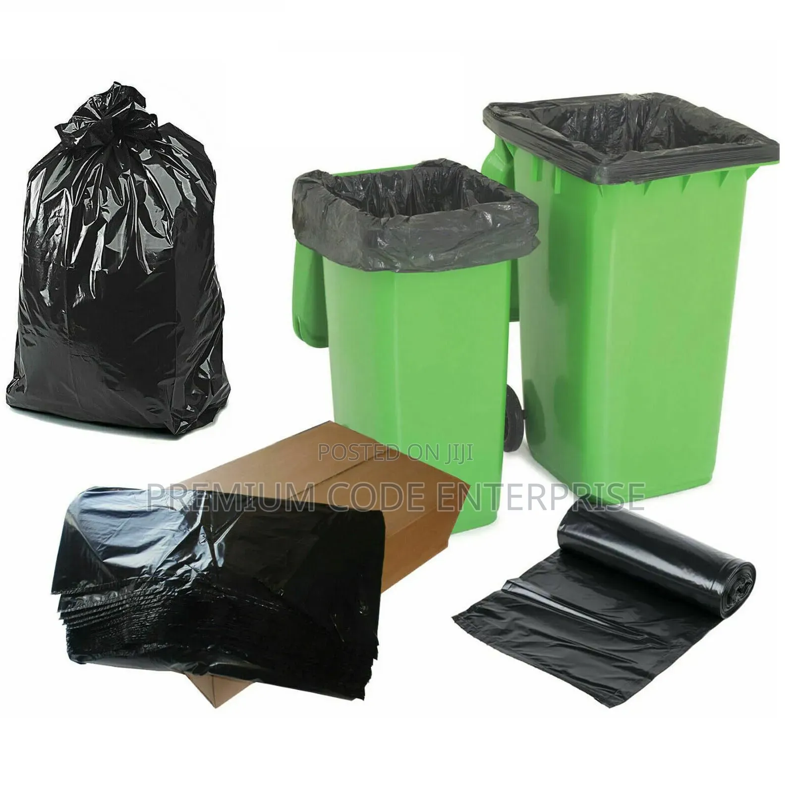 Trash Bag Liner 240 Liter 200 PCS/ 10packs (XL)