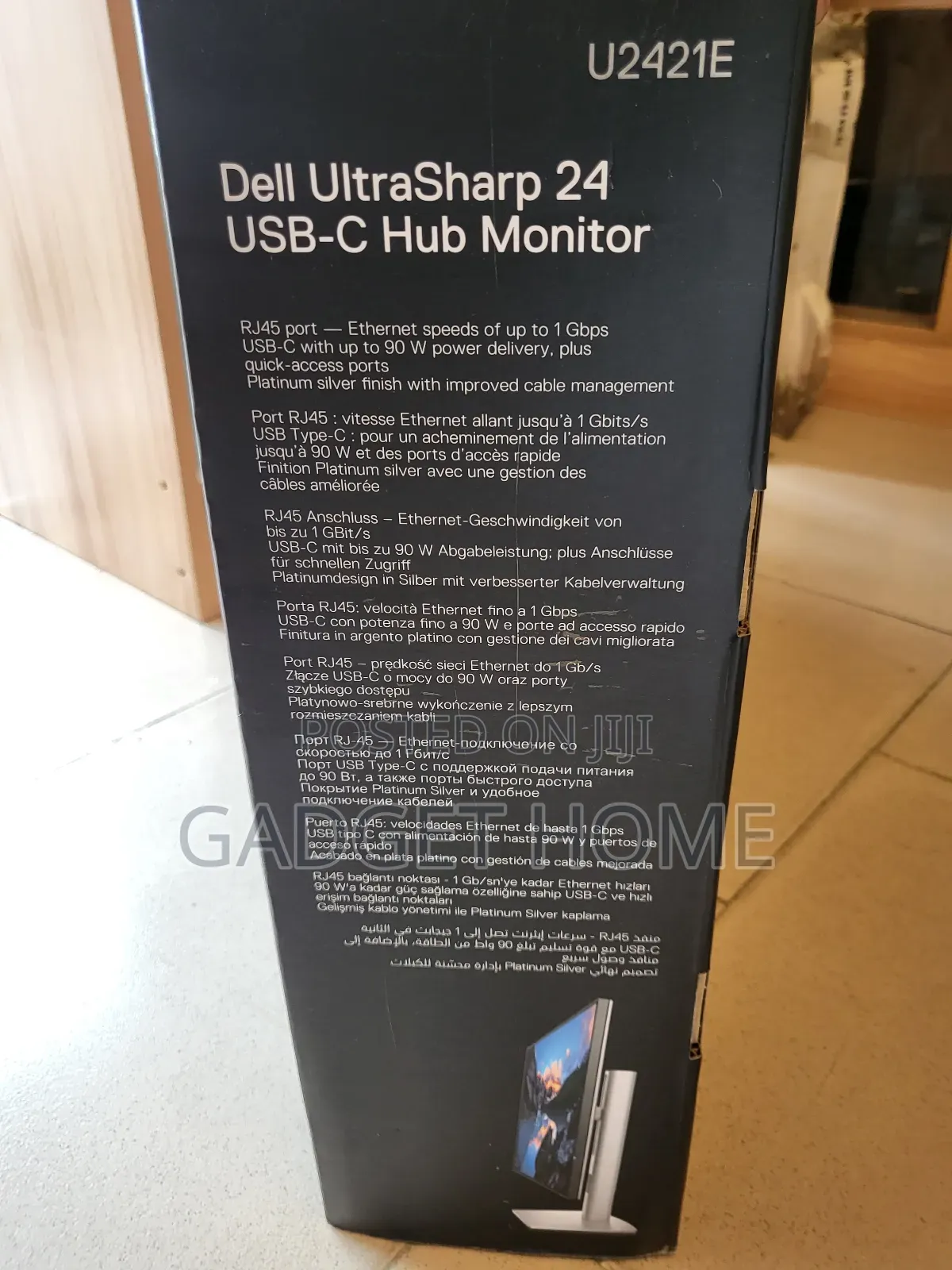 Dell Monitor Ultrasharp 24 Inches With Type C