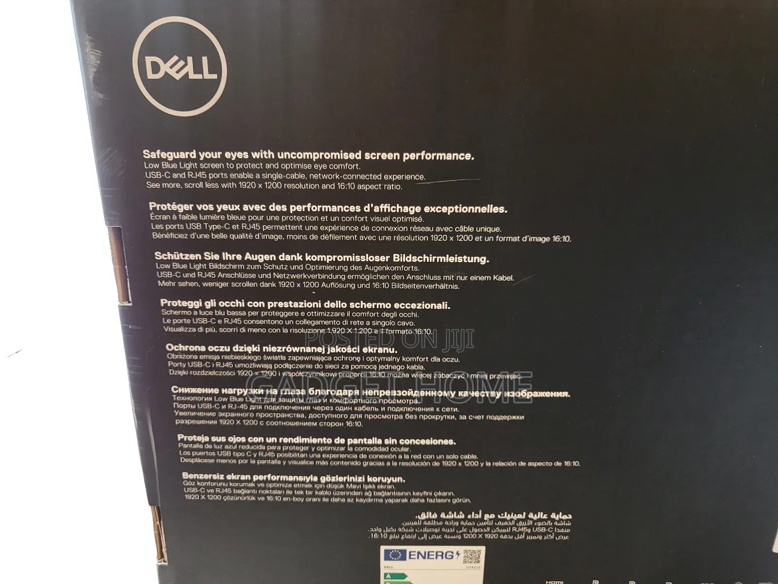 Dell Monitor Ultrasharp 24 Inches With Type C