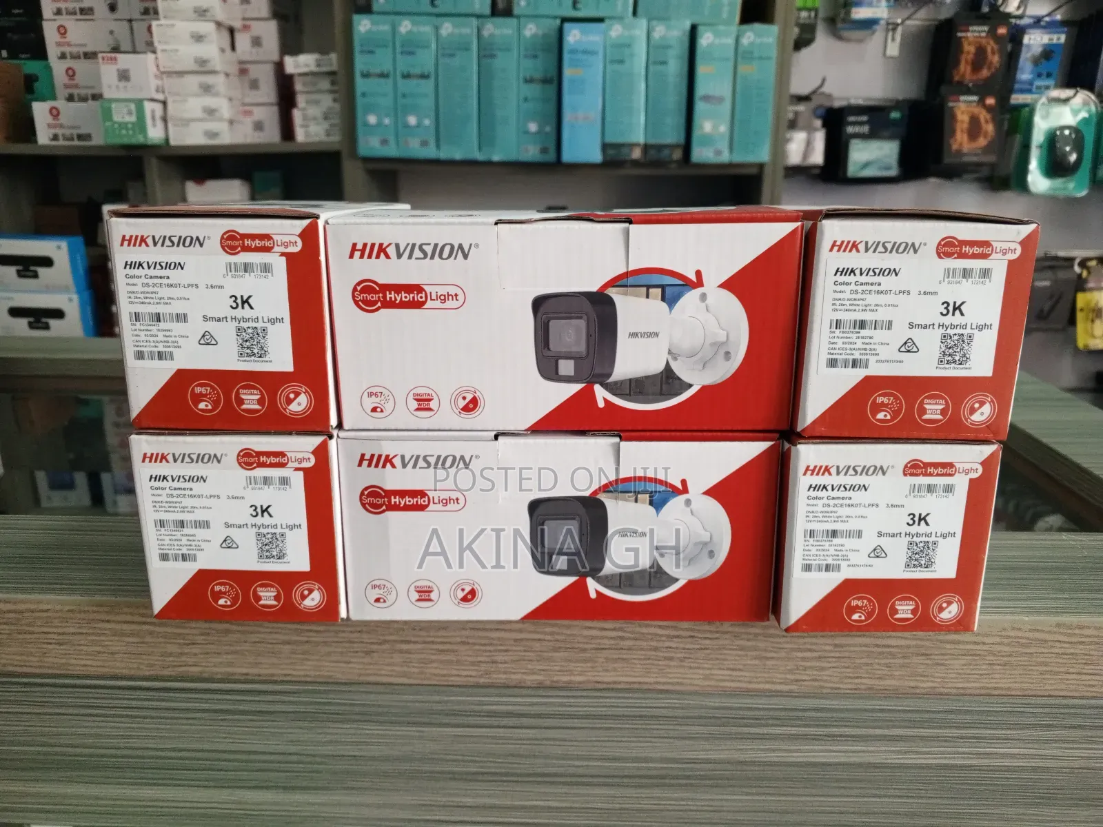 Hikvision Smart Hybrid Color Camera 5mp Ds-2ce16kot-LPFS