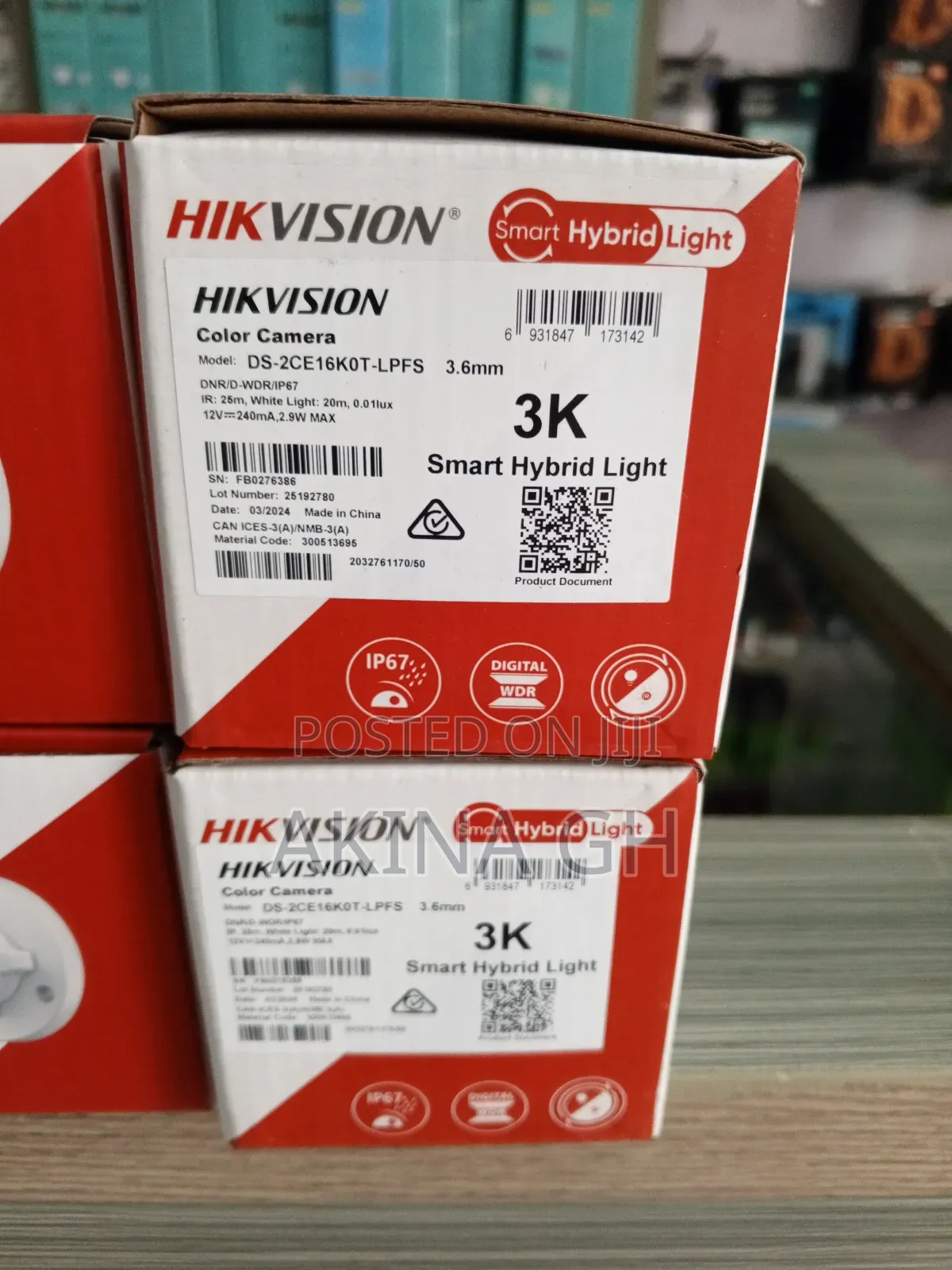Hikvision Smart Hybrid Color Camera 5mp Ds-2ce16kot-LPFS