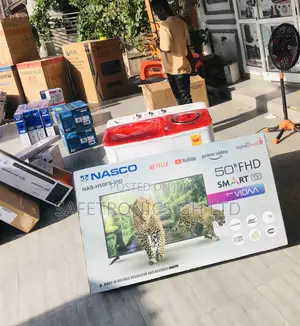 Shop Nasco HDMI Led Smart 50” Android Black Tv