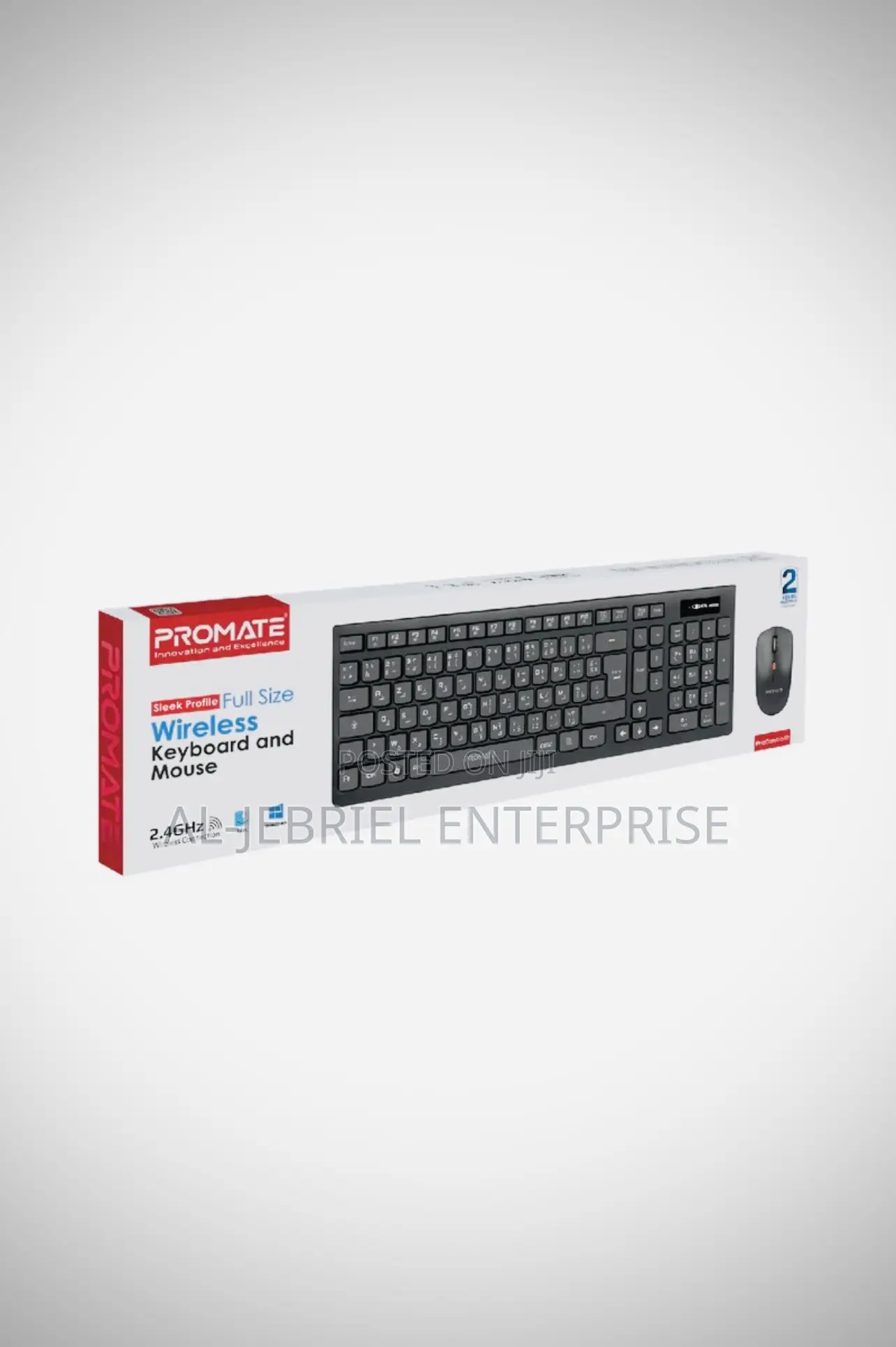 Promate PROCOMBO-12 Wireless Multimedia Keyboard Mouse