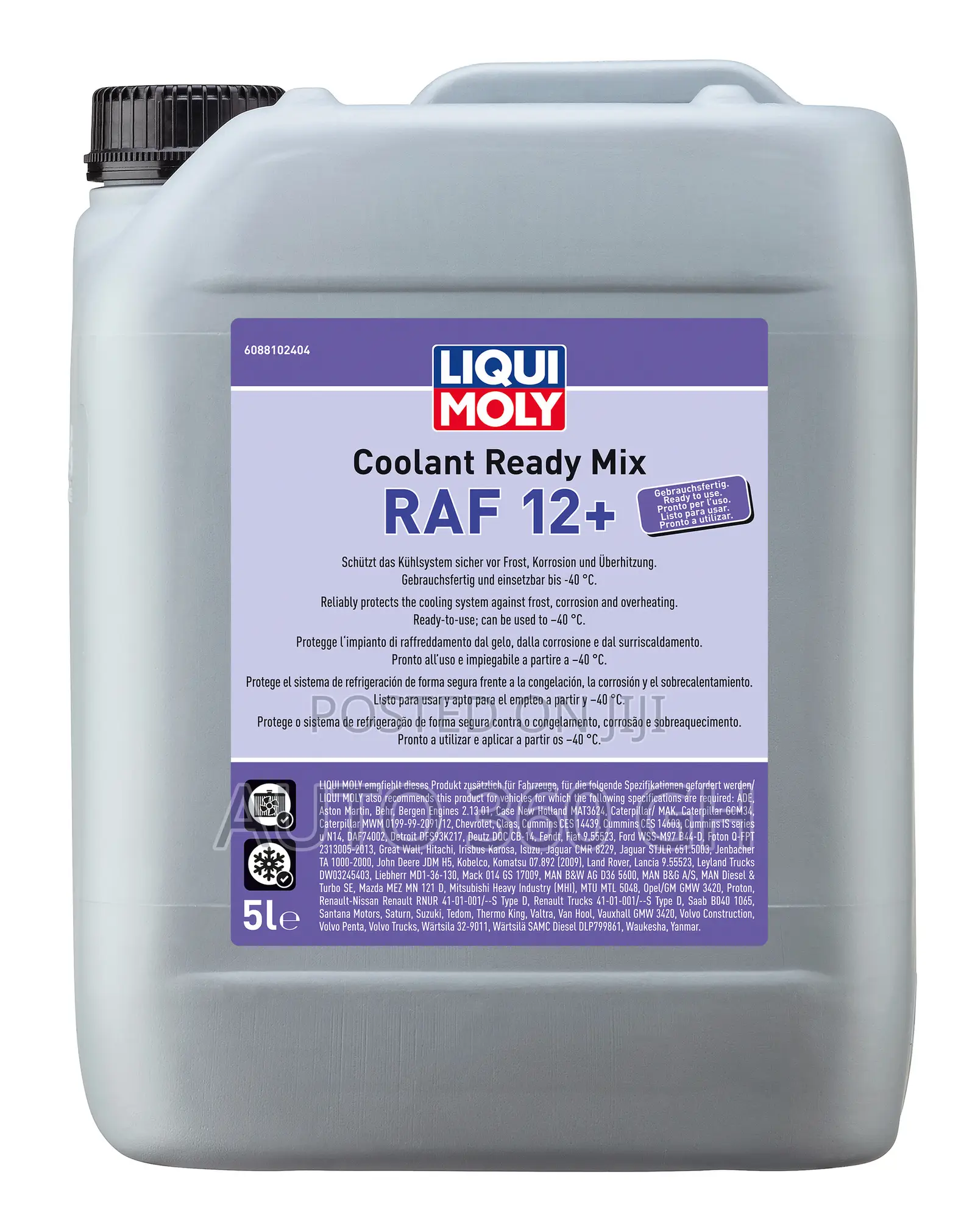 Liqui Moly Coolant Anti­Freeze Raf 12+, 5l (Red/Pink)